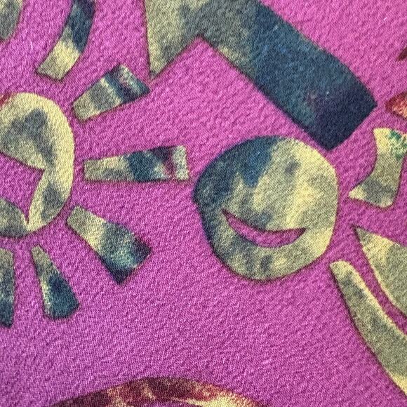 Jerry Garcia Purple Neck Tie Airbrush I Collection Five - Picture 2 of 4